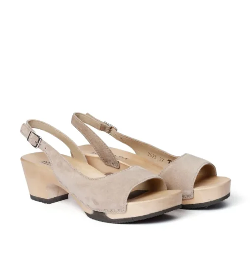 SOFTCLOX Konny Kaschmir Taupe (Hazelnut)-Frau Sandaletten