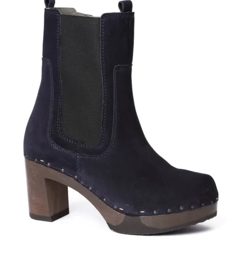 SOFTCLOX Laurentia Kaschmir Dark Ocean-Frau Stiefeletten