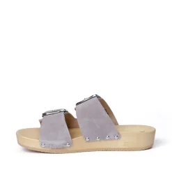 SOFTCLOX Lena Kaschmir Grau (Natur)-Frau Pantoletten