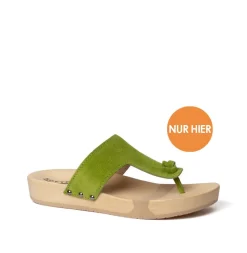 SOFTCLOX Lola Kaschmir Kiwi (Natur)-Frau Pantoletten