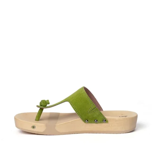 SOFTCLOX Lola Kaschmir Kiwi (Natur)-Frau Pantoletten