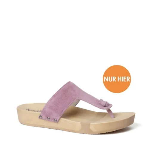 SOFTCLOX Lola Kaschmir Lilac (Natur)-Frau Pantoletten