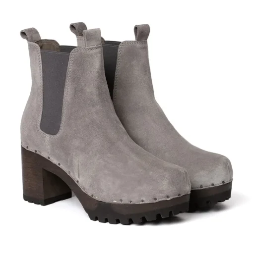 SOFTCLOX Odilia Kaschmir Grau (Dunkel)-Frau Stiefeletten