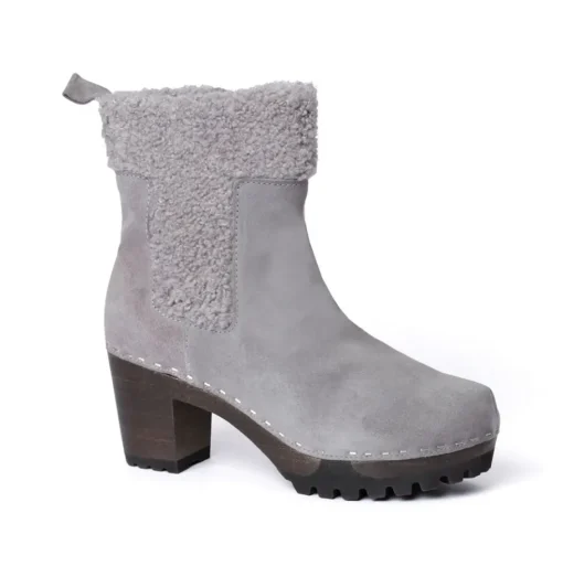 SOFTCLOX Ombra Kaschmir/Wf Grau (Dunkel)-Frau Stiefeletten