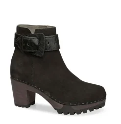 SOFTCLOX Oralie Kaschmir/Animalprint Schwarz/Schwarz-Frau Stiefeletten