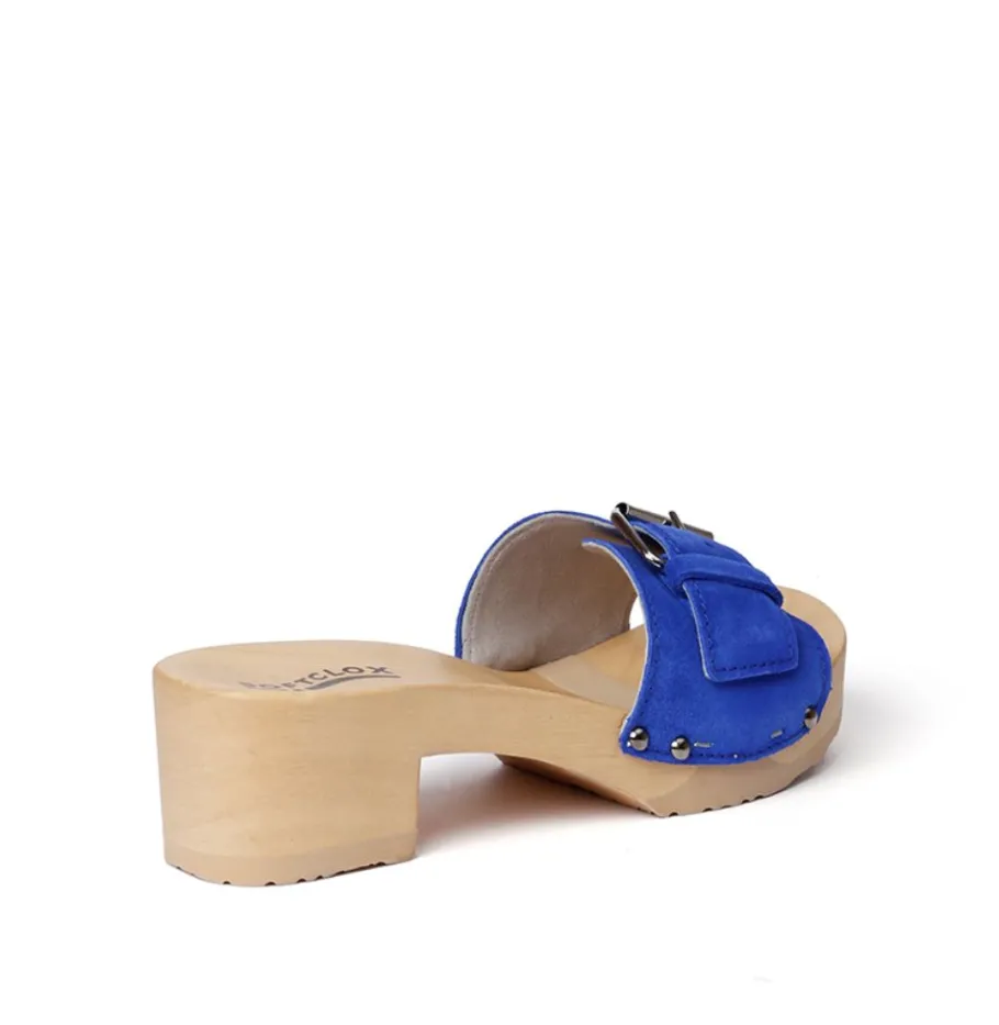 SOFTCLOX Pali Kaschmir Blue Orchid (Natur)-Frau Pantoletten