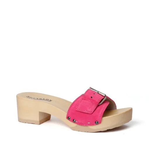 SOFTCLOX Pali Kaschmir Pink Kiss (Natur)-Frau Pantoletten