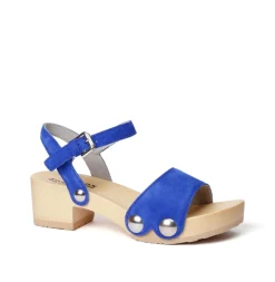 SOFTCLOX Penny Kaschmir Blue Orchid (Natur)-Frau Sandaletten