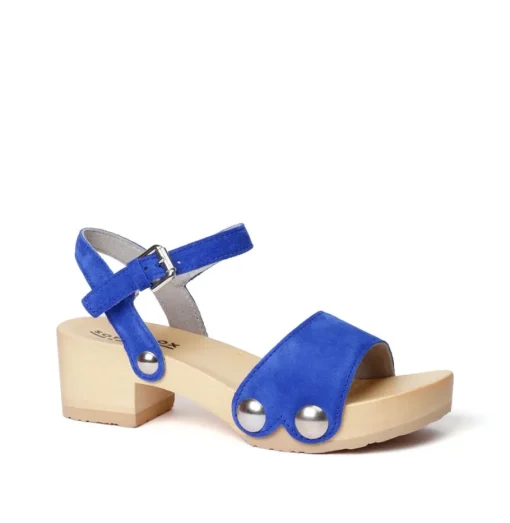 SOFTCLOX Penny Kaschmir Blue Orchid (Natur)-Frau Sandaletten