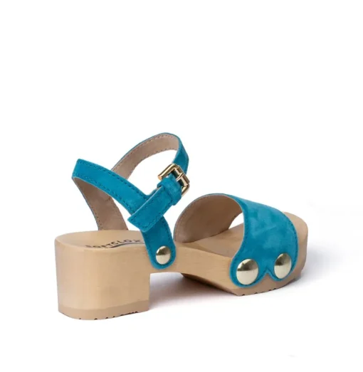 SOFTCLOX Penny Kaschmir Pacificgreen (Natur)-Frau Sandaletten