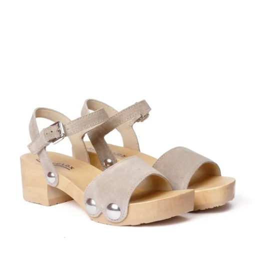 SOFTCLOX Penny Kaschmir Taupe (Natur)-Frau Sandaletten