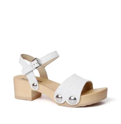 SOFTCLOX Penny Twist Bianco (Natur)-Frau Sandaletten