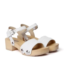 SOFTCLOX Penny Twist Bianco (Natur)-Frau Sandaletten
