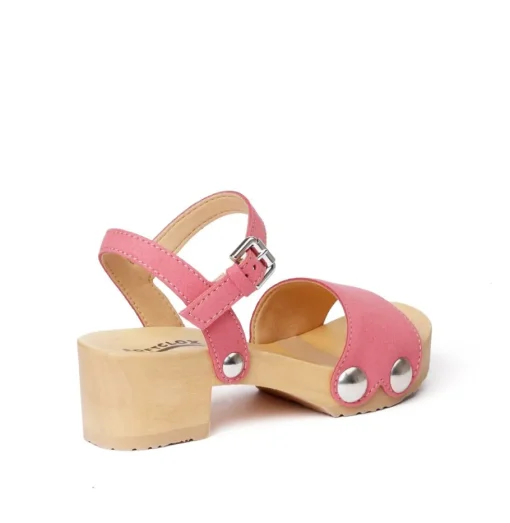 SOFTCLOX Penny Vegan Velourseffekt Rosa (Natur)-Frau Sandaletten
