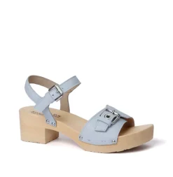 SOFTCLOX Pepita Nappa Powder Blue (Natur)-Frau Sandaletten