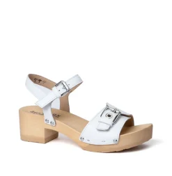 SOFTCLOX Pepita Nappa Weis (Natur)-Frau Sandaletten