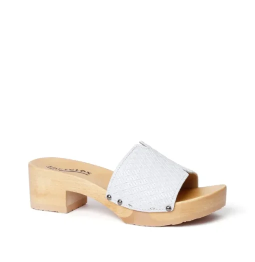 SOFTCLOX Pirella Twist Bianco (Natur)-Frau Pantoletten