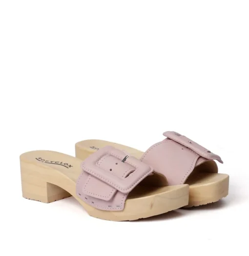 SOFTCLOX Pita Nappa Blush (Natur)-Frau Pantoletten