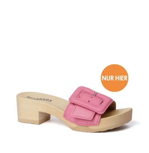 SOFTCLOX Pita Nappa Bubblegum (Natur)-Frau Pantoletten