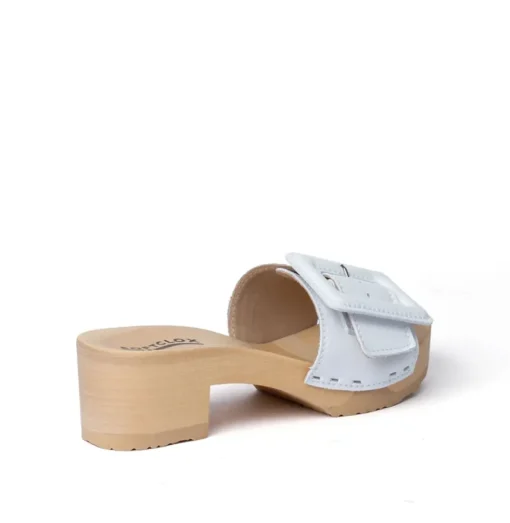 SOFTCLOX Pita Nappa Weis (Natur)-Frau Pantoletten