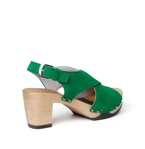 SOFTCLOX Riana Kaschmir Fashiongreen (Hazelnut)-Frau Sandaletten