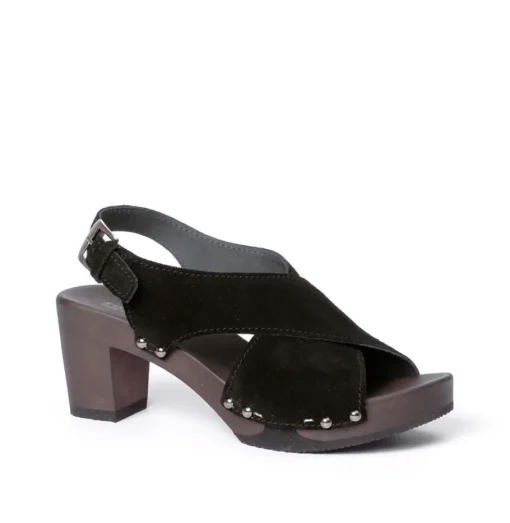 SOFTCLOX Riana Kaschmir Schwarz (Dunkel)-Frau Sandaletten