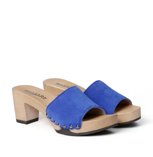 SOFTCLOX Romy Kaschmir Blue Orchid (Hazelnut)-Frau Pantoletten