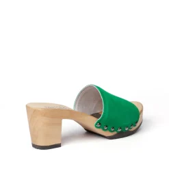 SOFTCLOX Romy Kaschmir Fashiongreen (Hazelnut)-Frau Pantoletten