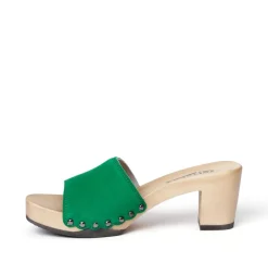 SOFTCLOX Romy Kaschmir Fashiongreen (Hazelnut)-Frau Pantoletten