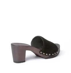 SOFTCLOX Romy Kaschmir Schwarz (Dunkel)-Frau Pantoletten