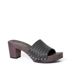 SOFTCLOX Romy Twist Schwarz (Dunkel)-Frau Pantoletten