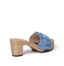 SOFTCLOX Ronja Jeanslook Blau (Hazelnut)-Frau Pantoletten