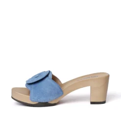 SOFTCLOX Ronja Jeanslook Blau (Hazelnut)-Frau Pantoletten