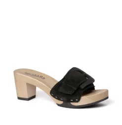 SOFTCLOX Ronja Kaschmir Schwarz (Hazelnut)-Frau Pantoletten