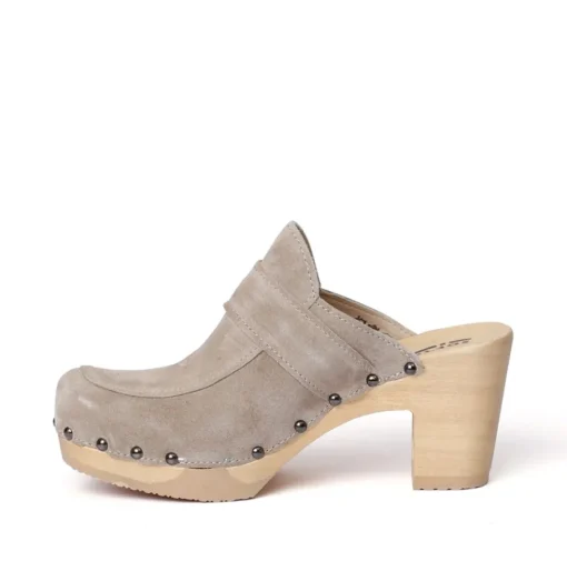 SOFTCLOX Shelly Kaschmir Taupe (Natur)-Frau Clogs