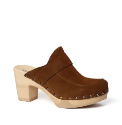 SOFTCLOX Shelly Kaschmir Whiskey (Natur)-Frau Clogs