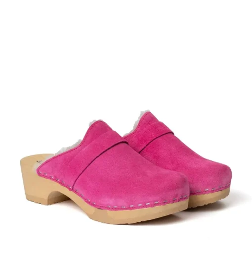 SOFTCLOX Taira Kaschmir/Lf Pink (Natur)-Frau Clogs