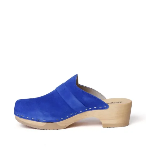 SOFTCLOX Tamina Kaschmir Blue Orchid (Natur)-Frau Clogs