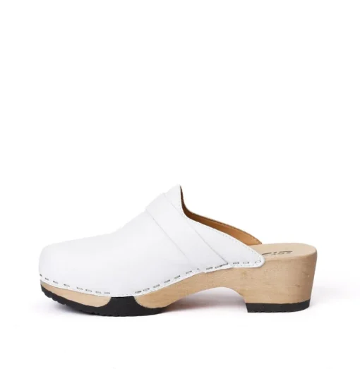 SOFTCLOX Tamina Nappa Weis (Hazelnut)-Frau Clogs
