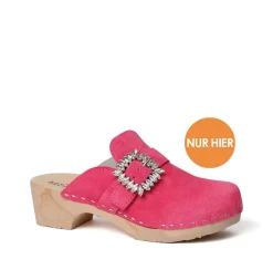 SOFTCLOX Teodora Kaschmir Pink Kiss (Natur)-Frau Clogs