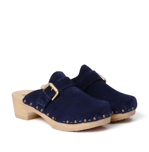 SOFTCLOX Tomma Kaschmir Midnight (Natur)-Frau Clogs