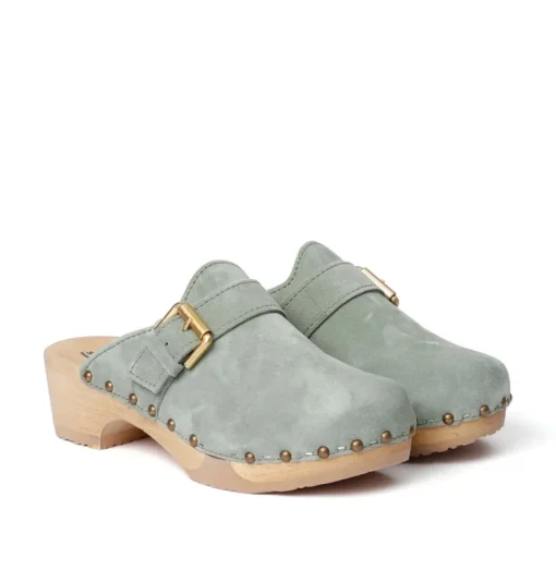SOFTCLOX Tomma Kaschmir Mint (Natur)-Frau Clogs